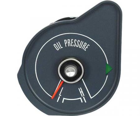 Ford Mustang Oil Pressure Gauge - With Gray Face - ReplacesStamping # C9ZF-9B309-A
