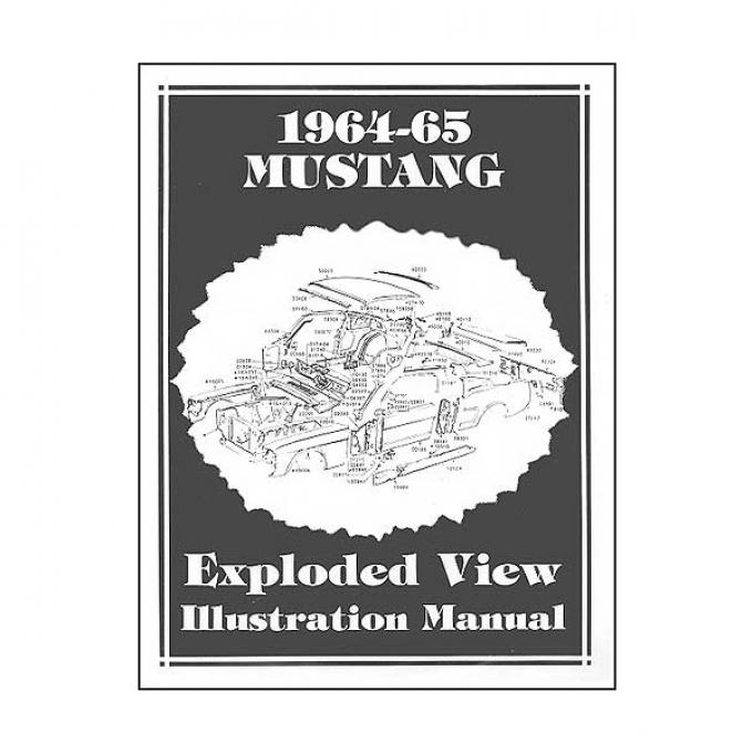 Mustang Exploded View Illustration Manual - 126 Pages