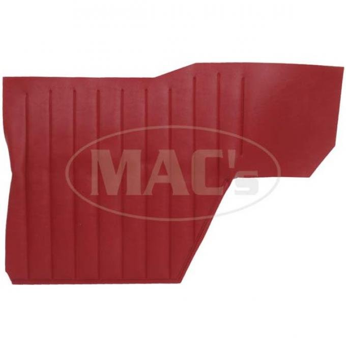 Rear Side Panels, Pair, Vinyl, Convertible, Galaxie 500 & 500XL, 1967