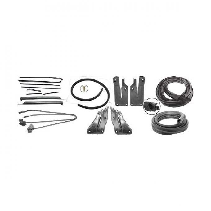 Ford Mustang Weatherstrip Kit - Convertible - Includes 8 Seals