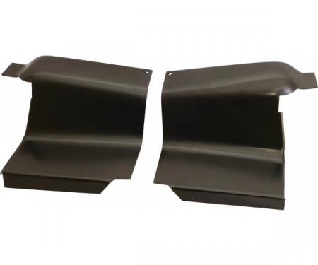 Mustang Convertible Rear Torque Box Top Plates, 1965-1970