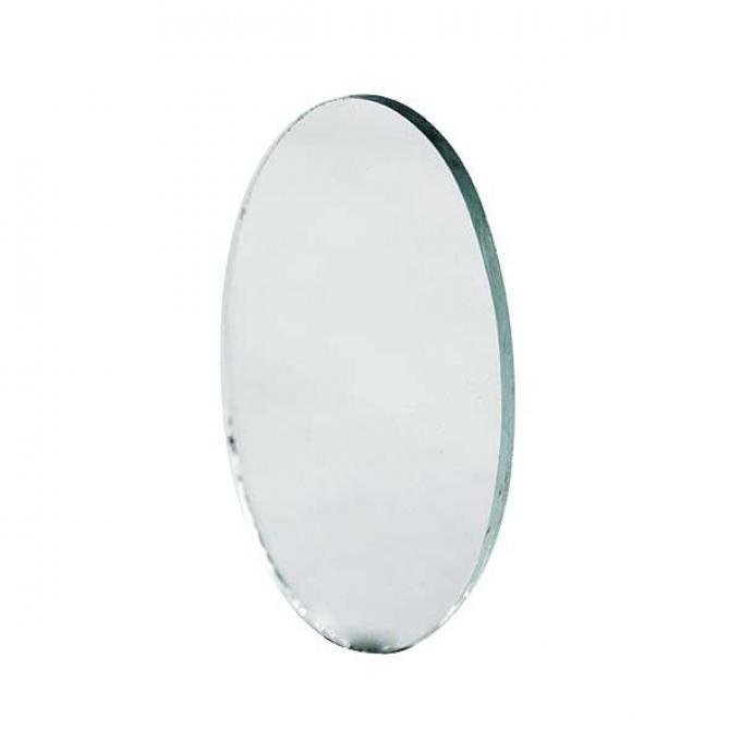 Model A Ford Speedometer Lens - Oval - Glass
