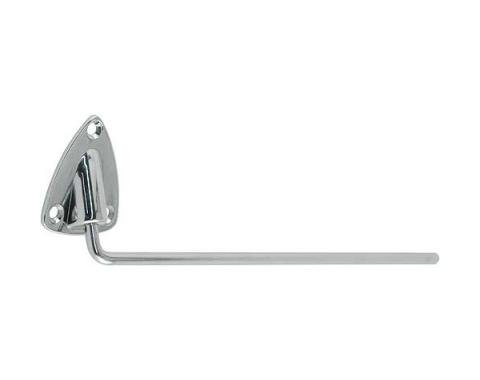 Ford Pickup Truck Sun Visor Arm & Bracket - Chrome - Ford F1 To Ford F8