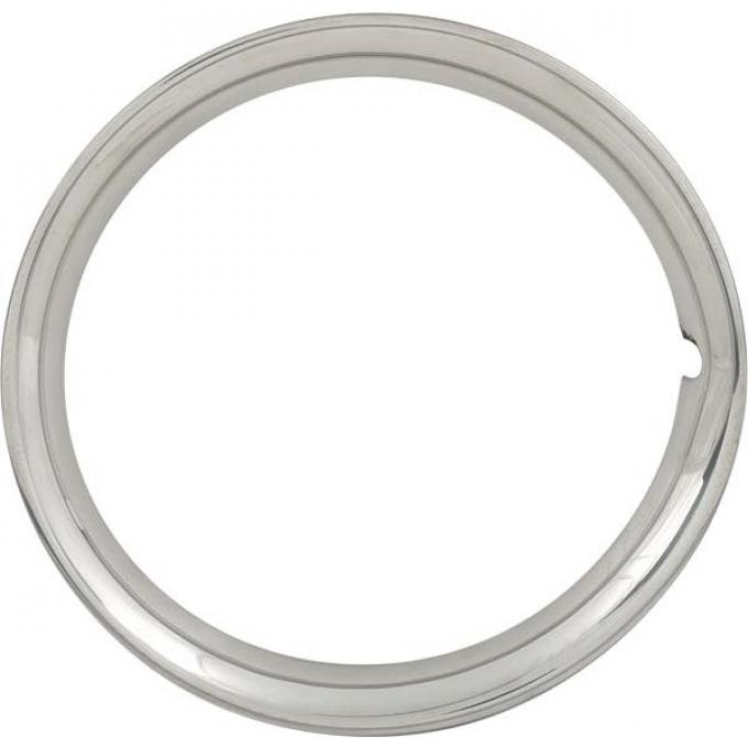 Trim Ring - Polished Stainless Steel - For 15 Wheels - FordOnly