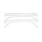 Ford Thunderbird Headliner Bow Set, 5 Pieces, For Tops Without Portholes, 1955-56