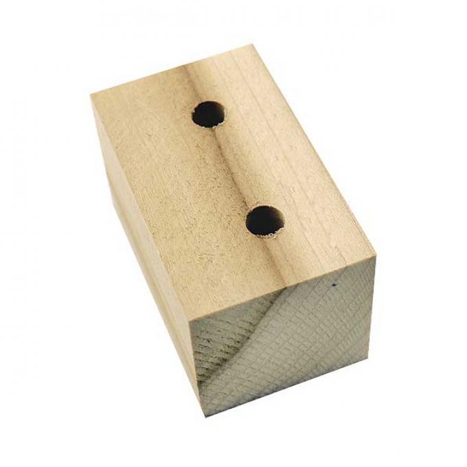 Model A Ford Wood Block - For Mounting Pickup Tail Lamp Bracket