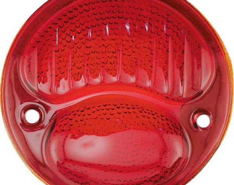 Model A Ford Tail Light Lens - Glass - Red