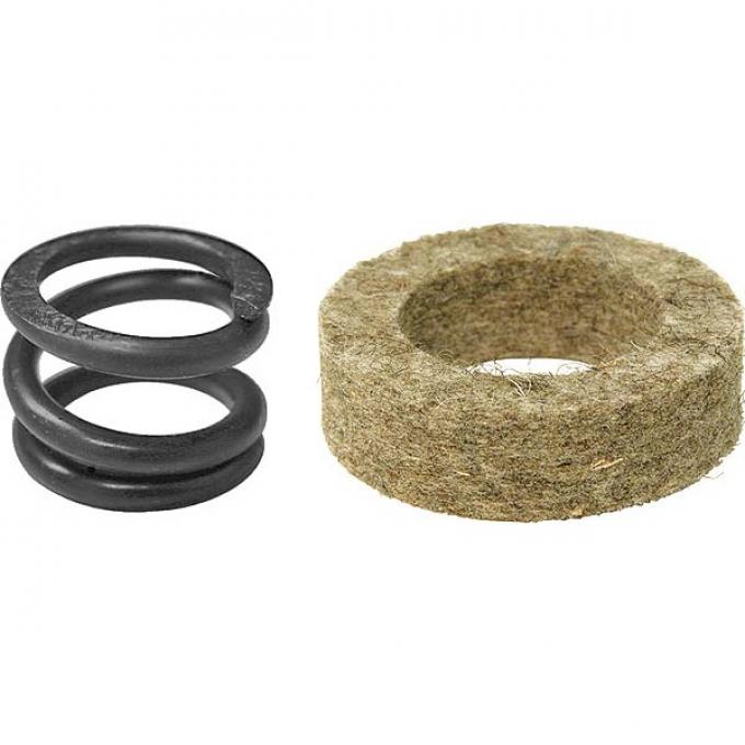 Model A Ford Emergency Brake Cross Shaft Spring & Felt Set
