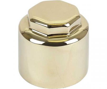 Model T Ford Hub Cap For Wood Wheels, Brass, With No Script