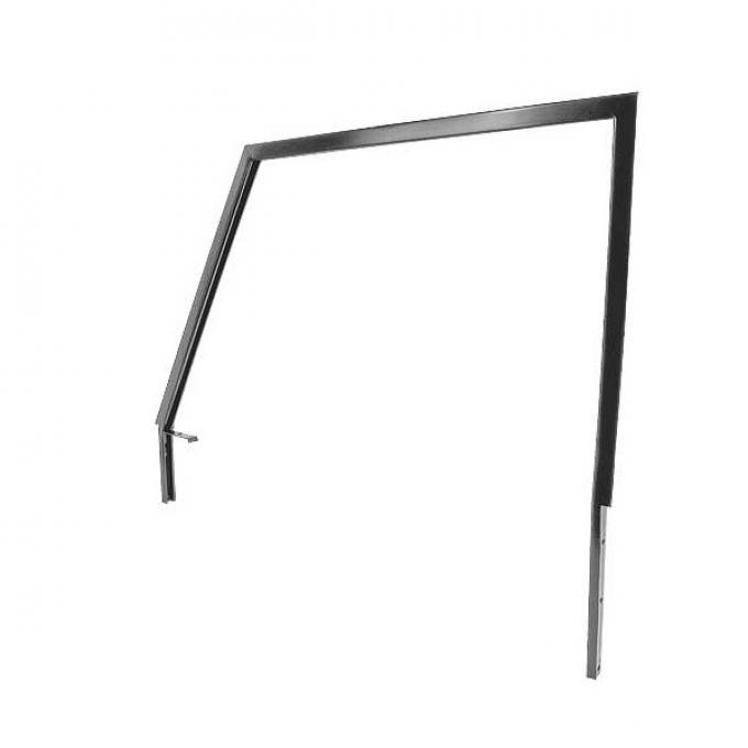Door Window Frame - Metal - Bolt-in Style - Left