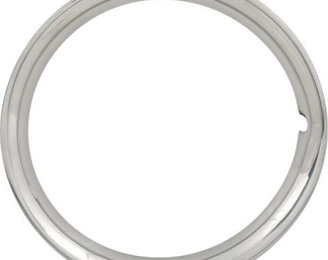 Trim Ring - Polished Stainless Steel - For 15 Wheels - FordOnly