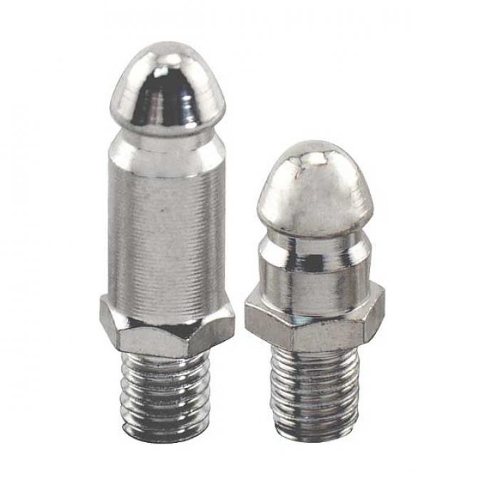 Model T Ford Windshield Post Fastener Set - 12 Pieces - Lift-The-Dot - Nickel