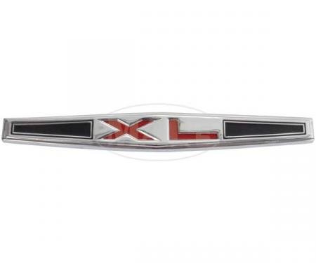 Rear Quarter Panel Emblem, XL Badge, Left, Fairlane, 1967