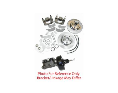 Front Disc Brake Conversion Kit, With Power Booster & Master Cylinder, Fairlane, Galaxie, Ranchero, 1957-1959
