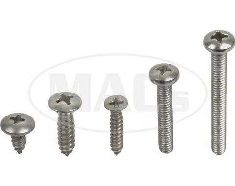 Exterior Screw Kit (32 Pieces), Fairlane, 1962