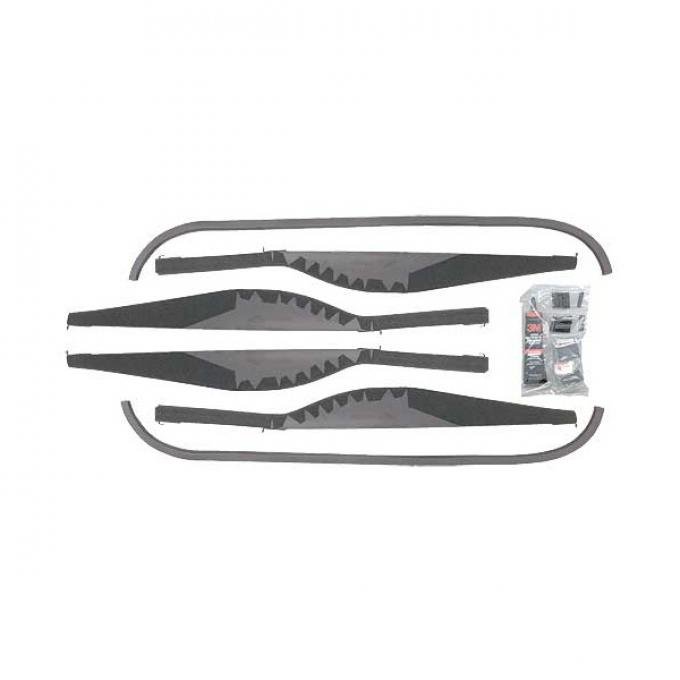 Front Window Channel Kit - Ford 3 Window Coupe