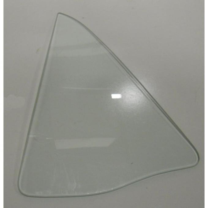 Quarter Window Glass, Left - 64-66 Ford Mustang - Convertible