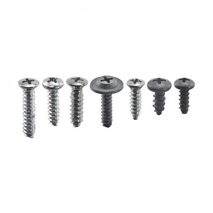 Ford Pickup Truck Interior Trim Screw Set - 48 Pieces