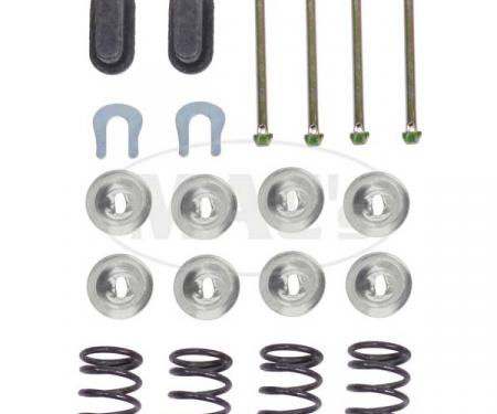 Ford Thunderbird Hold-Down Spring Kit, For Axle Brakes, 1972-79