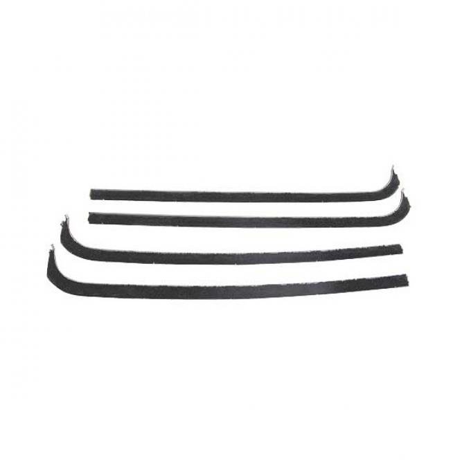 PUI 61-67 FORD ECONOLINE WIND 990844 | Belt Weatherstrip Kit - With 2 Inner &amp; 2 Outer Window Fuzzies
