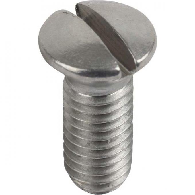 Model A Ford Instrument Panel Mounting Screw Set - Stainless Steel - 4 Pieces - For Panel With Oval Speedometer Hole