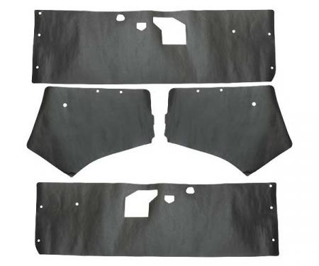 Ford Mustang Door Trim Panel Water Shields - 4 Pieces - Coupe
