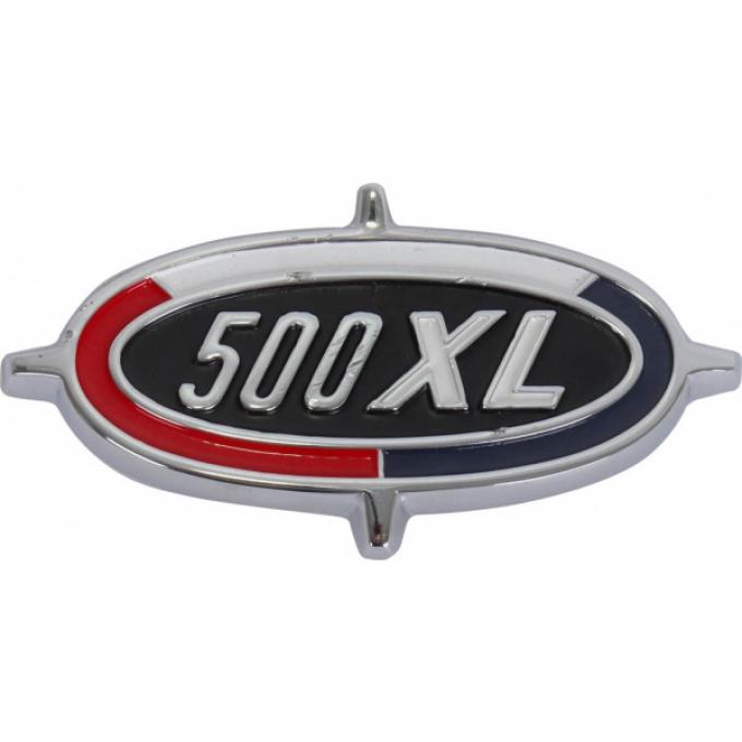 Galaxie 500 XL Hardtop & Convertible Gas Door Emblem, 1963