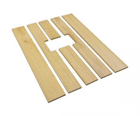 Model A Ford Pickup Bed Floor Wood Strip Kit - 6 Pieces - For Narrow Bed - Correct Size With Grooves