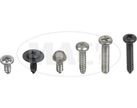 Exterior Screw Kit (59 Screws)-With Ww, Torino, 1971