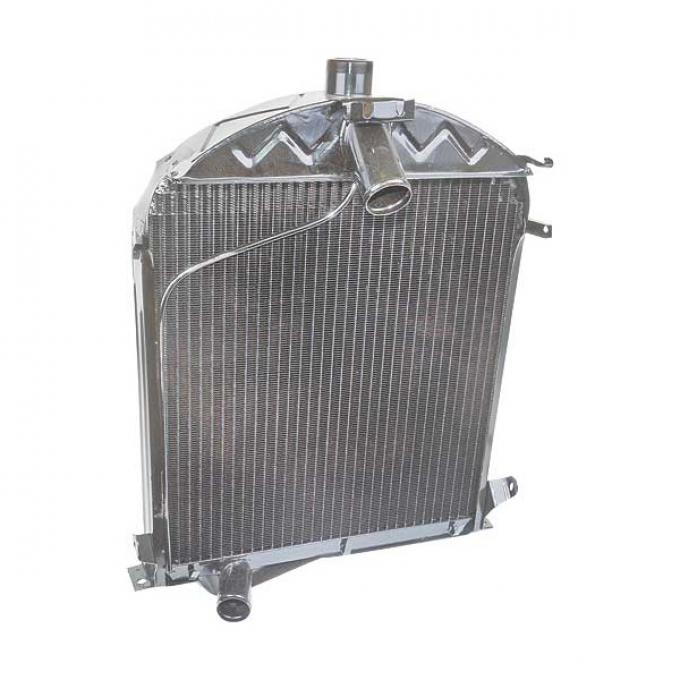 Model A Ford Radiator - Heavy Duty - 3 Row - 8 fins Per Inch - Flat Tube