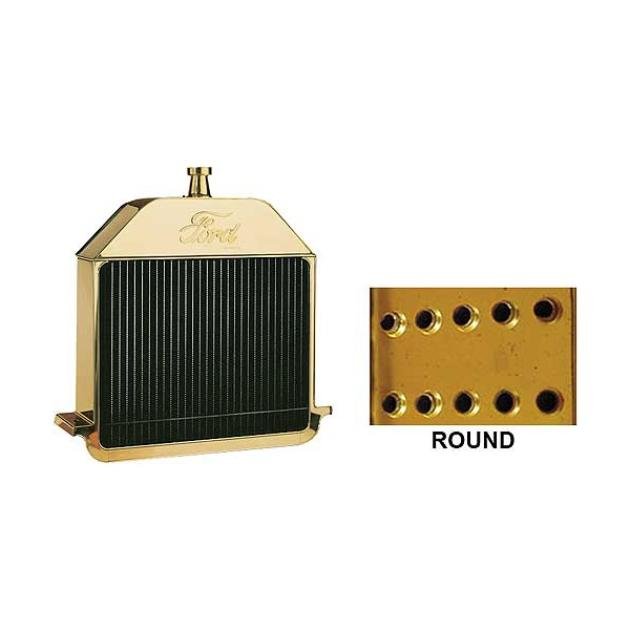 Model T Ford Radiator - Brass - Ford Script - Round Tube Type | Blue ...