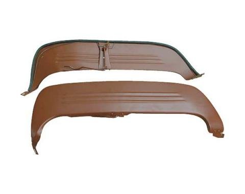 Fender Skirts - Die Stamped Steel - 3 Ribs - Ford
