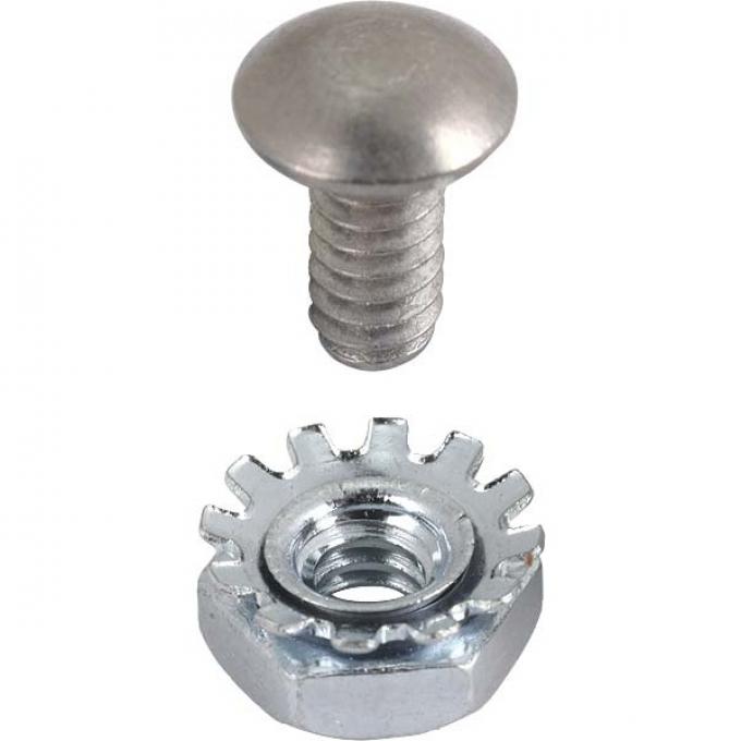 Model A Ford Data Patent Plate Mounting Rivet Set - 8 Pieces - Stainless Steel