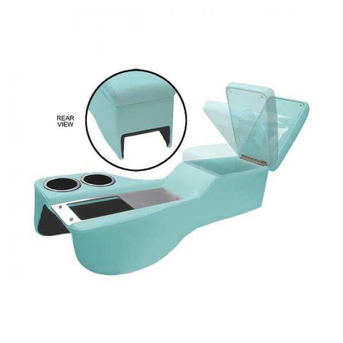 Ford Mustang Saddle Cruiser Console - Coupe & Fastback & Convertible - Metallic Light Blue