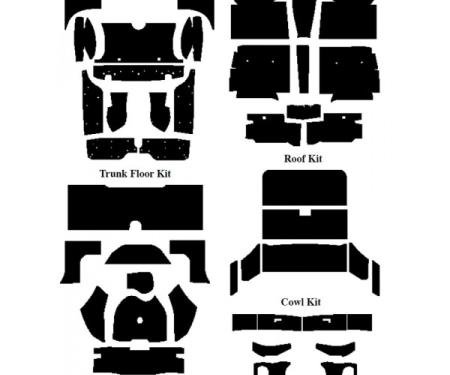 Insulation Kits, Master Kit, 6 Kits, For Coupe, 1958-60