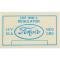 Voltage Regulator Decal, Blue, Galaxie, 1962-1963