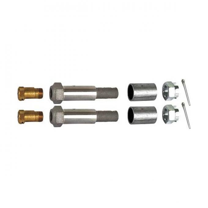 Model T Ford Tie Rod Bolt Set - 10 Pieces - With Brass Thread-In Oilers