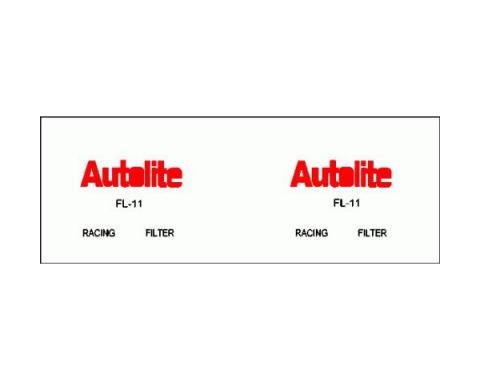 Autolite F-11 Racing Oil Filter Decal - Comet & Montego