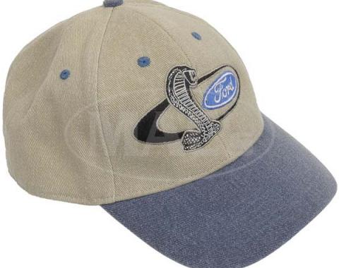 Hat, Ford Oval With Cobra Snake