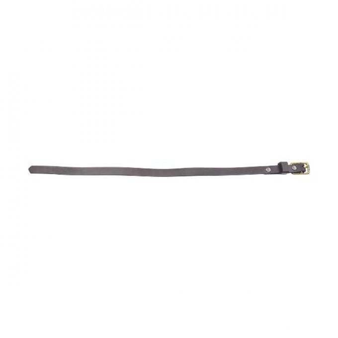 Model T Speedometer Cable Support Strap, Leather With BrassBuckle, 1909-1916