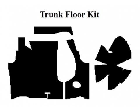 Insulation Kit, Trunk Floor Kit, 1957