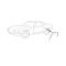 Ford Mustang Rear Wheel Opening Moulding - Left - Coupe & Convertible