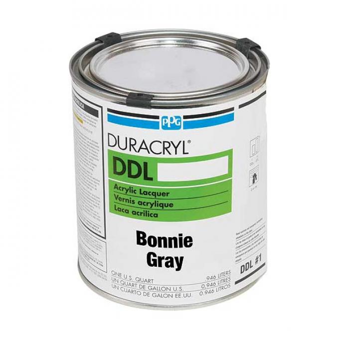 Exterior Body Paint - Acrylic Lacquer - Bonnie Gray - Quart- Ford