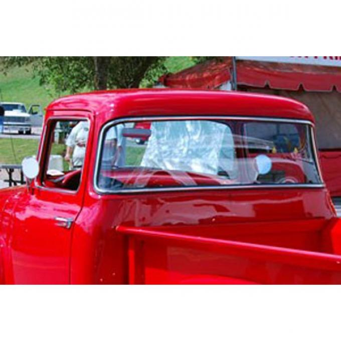 Ford Pickup Truck Big Back Window Conversion - Steel - Black EDP-Primer Coated - F100 Thru F350