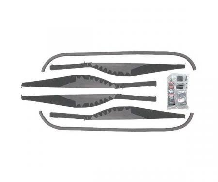 Front Window Channel Kit - Ford 3 Window Coupe