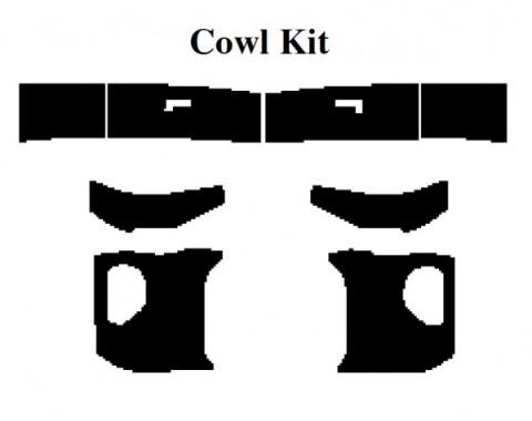 Insulation Kit, Cowl Kit, For Coupe, 1958-60