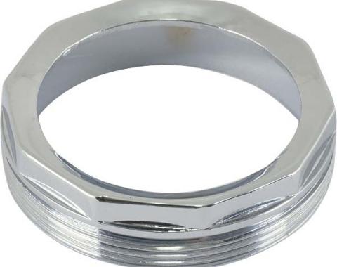 Model A Ford Gas Gauge Nut - Outer - Chrome Plated - Large