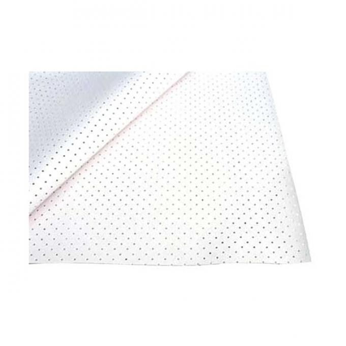 Ford Thunderbird Headliner, Perforated Vinyl, White, 1964-66