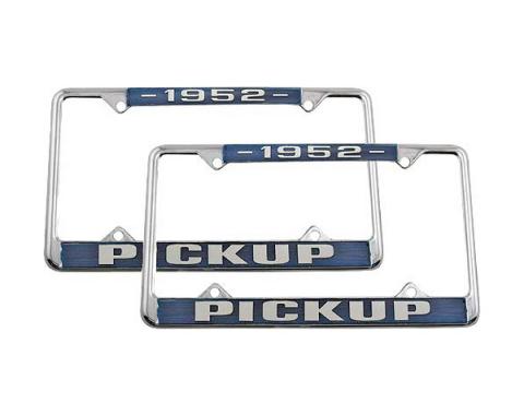 Ford Pickup Truck License Plate Frames - 1952 Pickup