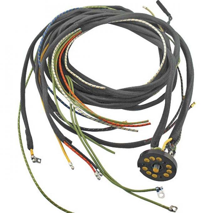 Model A Ford Lighting Wire Harness - Without Cowl Lamps - For 2 Bulb System